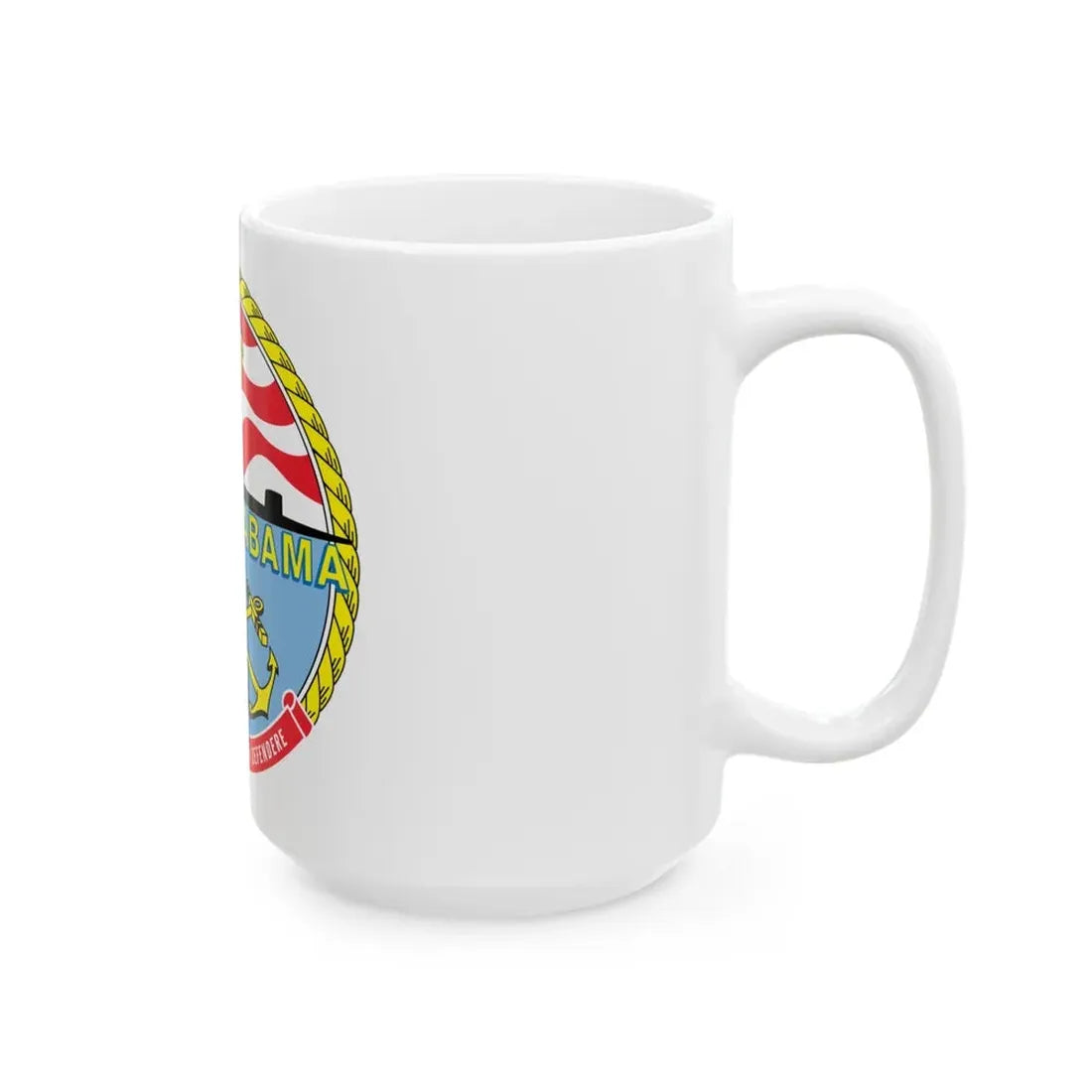 USS Alabama (U.S. Navy) White Coffee Mug - Go Mug Yourself