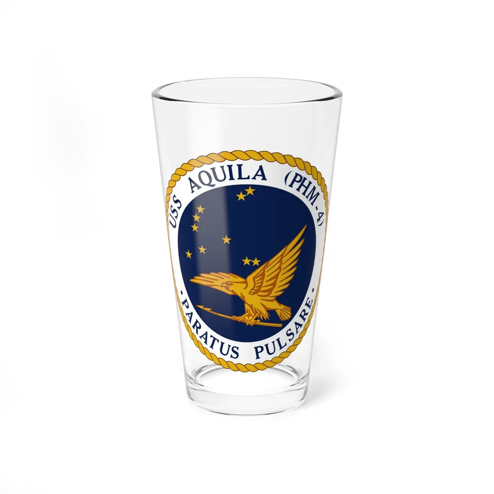 USS Aquila PHM 4 (U.S. Navy) Pint Glass 16oz-16oz-Go Mug Yourself