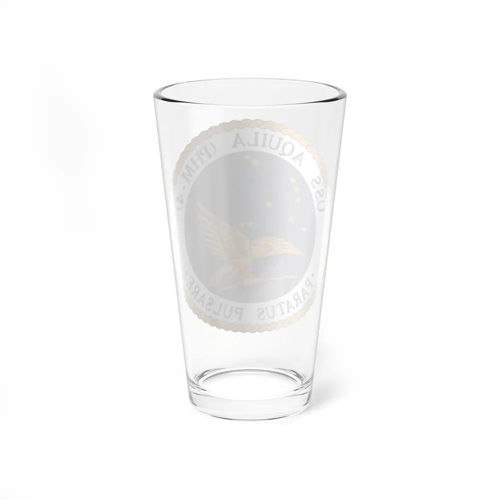 USS Aquila PHM 4 (U.S. Navy) Pint Glass 16oz-Go Mug Yourself