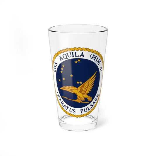 USS Aquila PHM 4 (U.S. Navy) Pint Glass 16oz 16oz - Go Mug Yourself