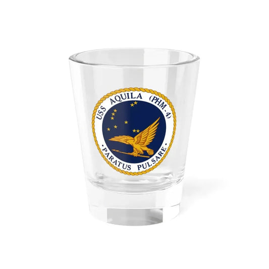 USS Aquila PHM 4 (U.S. Navy) Shot Glass 1.5oz 1.5oz - Go Mug Yourself