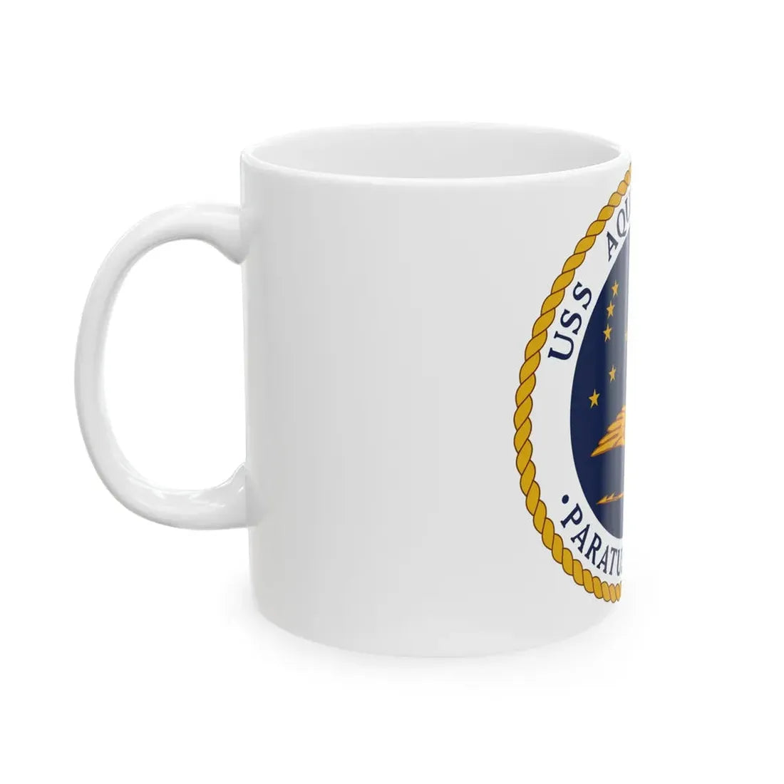USS Aquila PHM 4 (U.S. Navy) White Coffee Mug - Go Mug Yourself