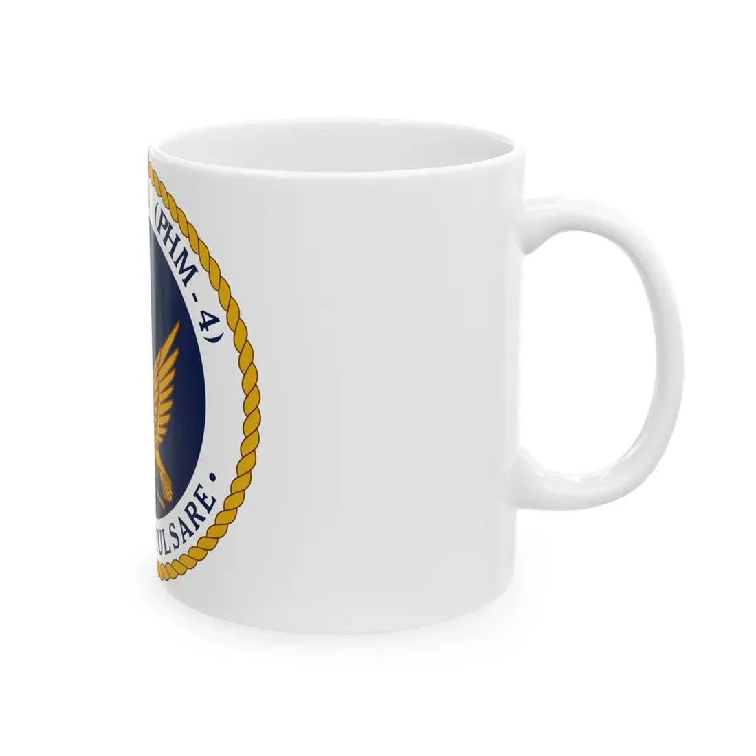 USS Aquila PHM 4 (U.S. Navy) White Coffee Mug - Go Mug Yourself