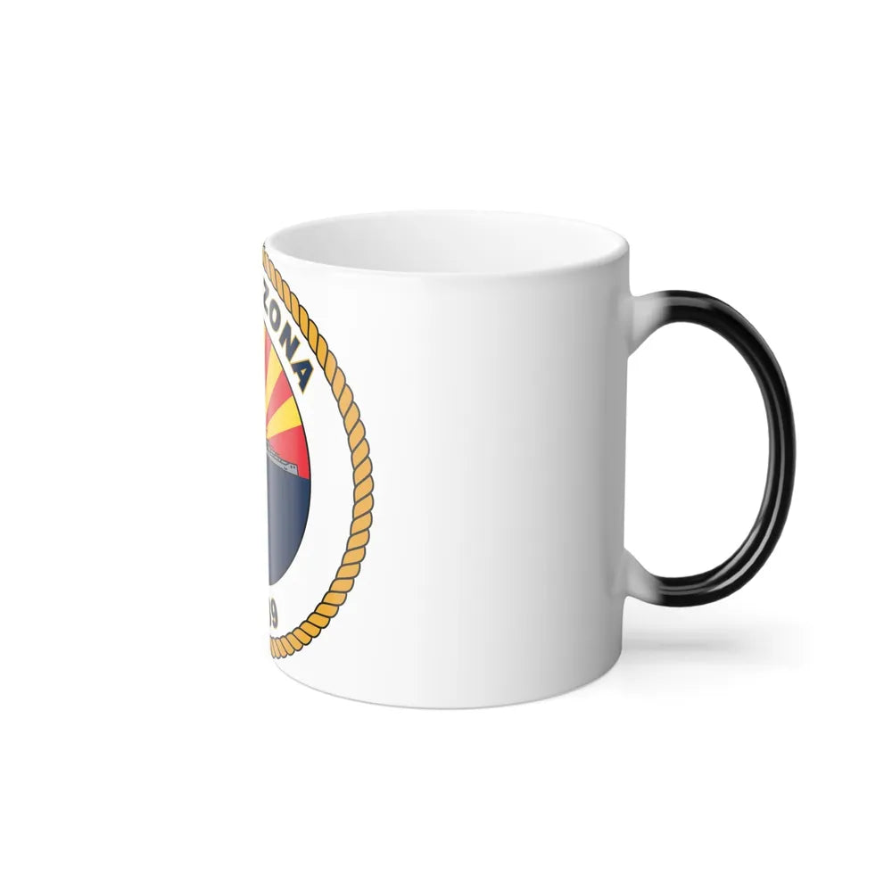 USS Arizona BB 39 (U.S. Navy) Color Changing Mug 11oz-Go Mug Yourself