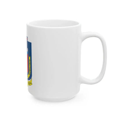 USS Austin LPD 4 Potestas Maritimas Per Mobilitate (U.S. Navy) White Coffee Mug - Go Mug Yourself