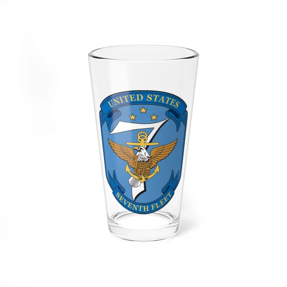 USS Blue Ridge Seventh Fleet (U.S. Navy) Pint Glass 16oz-16oz-Go Mug Yourself