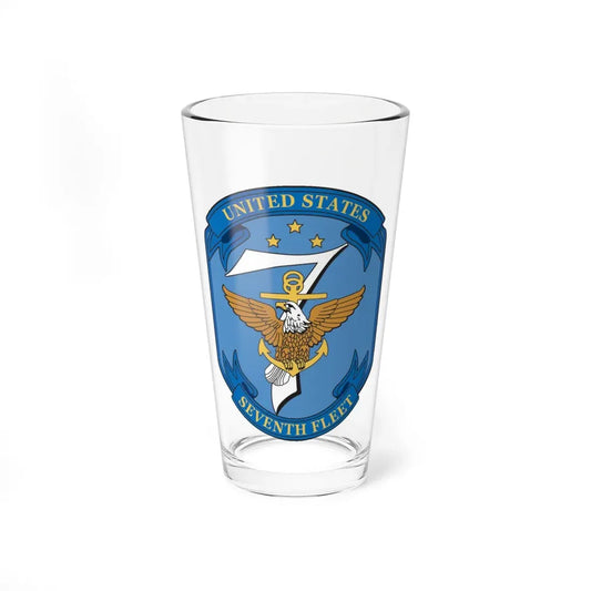 USS Blue Ridge Seventh Fleet (U.S. Navy) Pint Glass 16oz 16oz - Go Mug Yourself