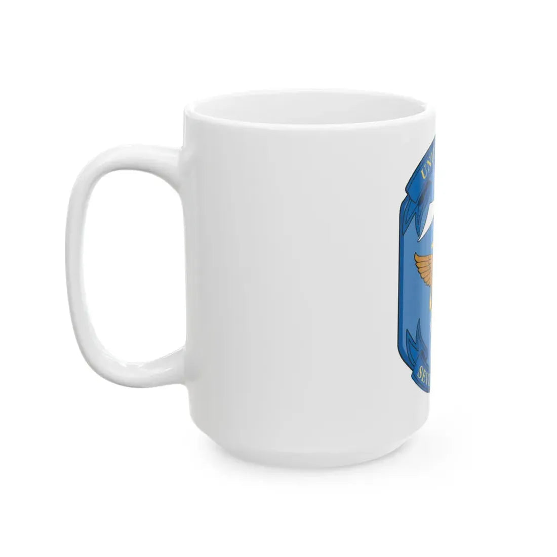 USS Blue Ridge Seventh Fleet (U.S. Navy) White Coffee Mug - Go Mug Yourself