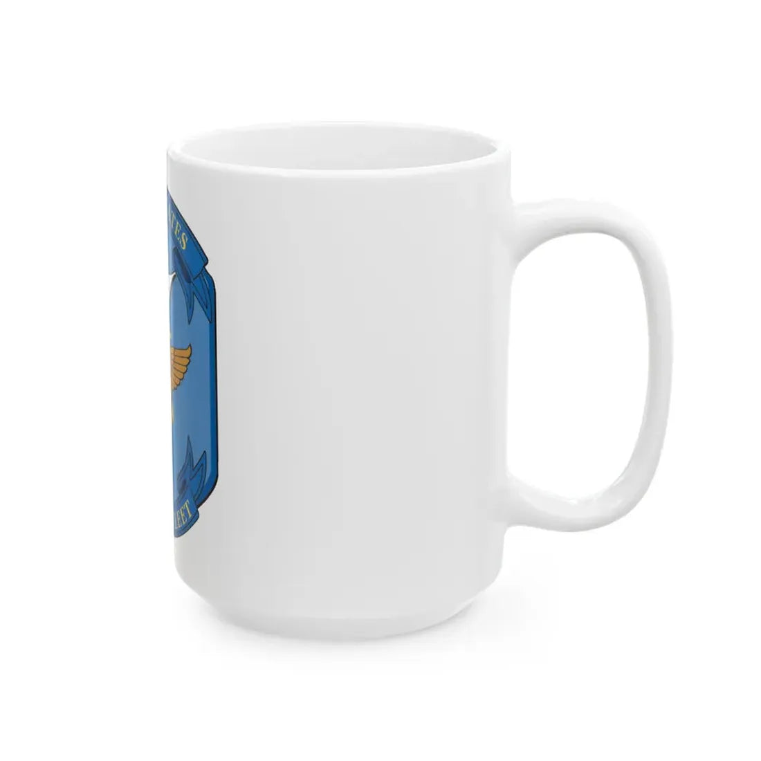 USS Blue Ridge Seventh Fleet (U.S. Navy) White Coffee Mug - Go Mug Yourself