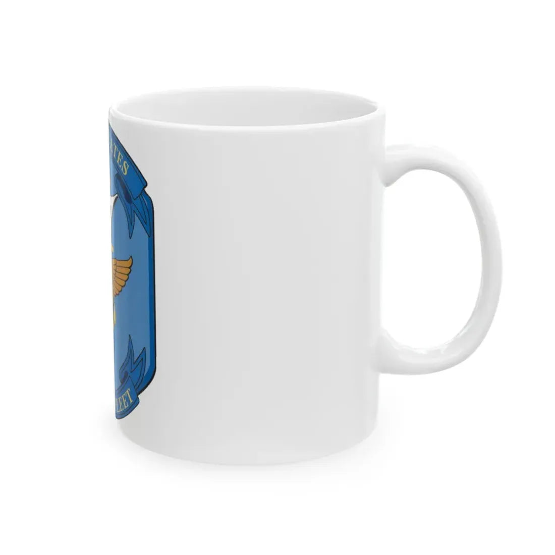 USS Blue Ridge Seventh Fleet (U.S. Navy) White Coffee Mug - Go Mug Yourself