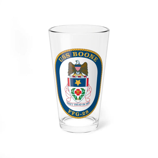 USS Boone FFG 28 (U.S. Navy) Pint Glass 16oz-16oz-Go Mug Yourself