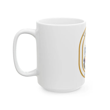 USS Briscoe DD 977 (U.S. Navy) White Coffee Mug-Go Mug Yourself