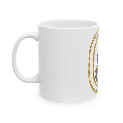 USS Briscoe DD 977 (U.S. Navy) White Coffee Mug-Go Mug Yourself