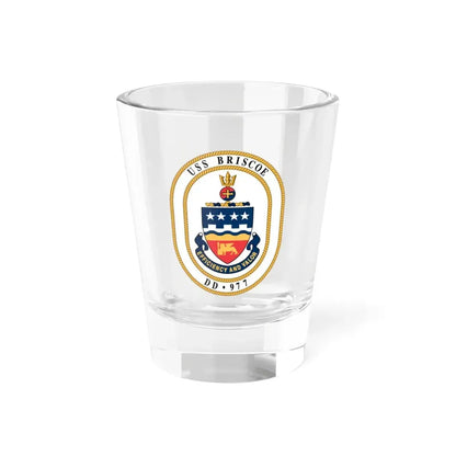 USS Briscoe DD 977 (U.S. Navy) Shot Glass 1.5oz 1.5oz - Go Mug Yourself