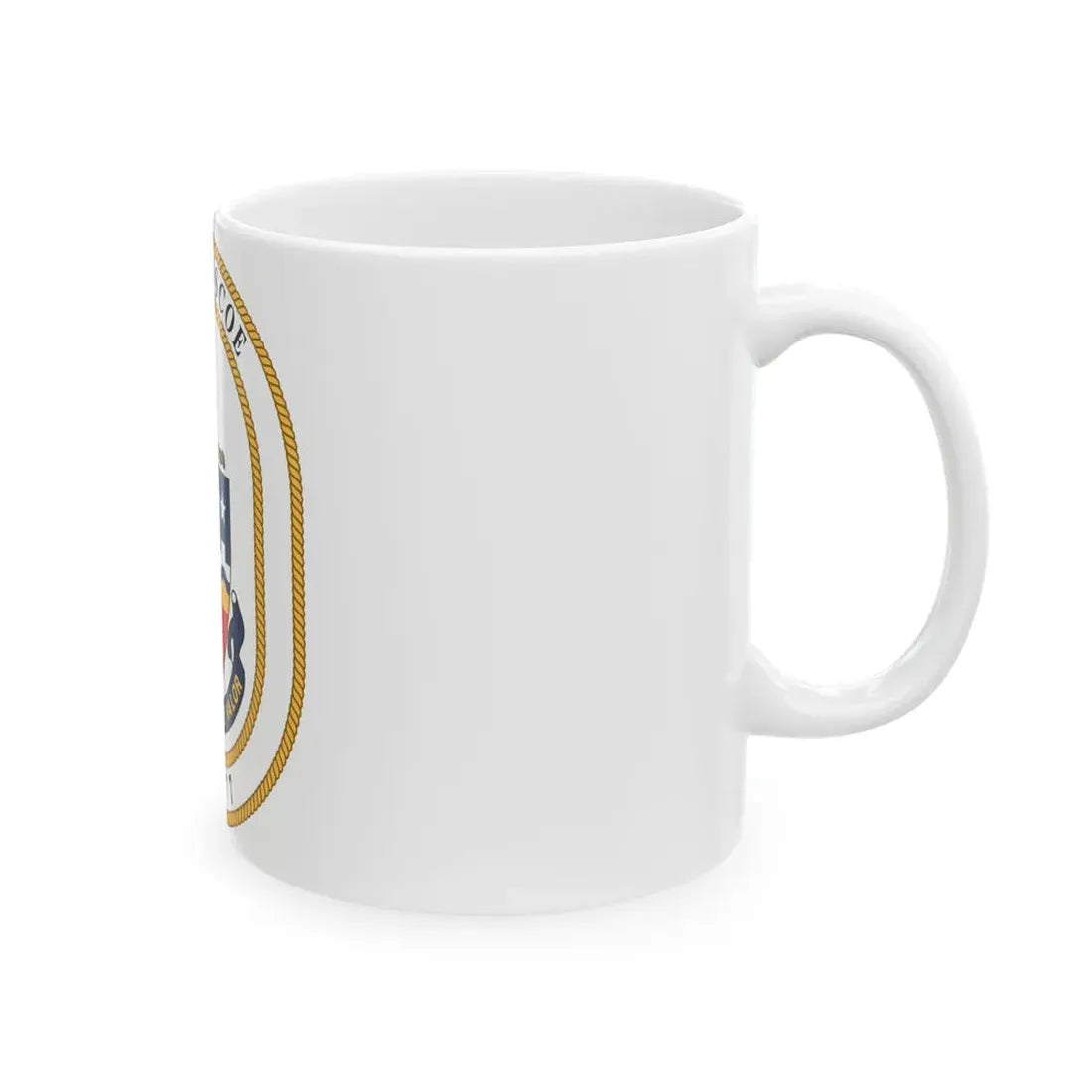 USS Briscoe DD 977 (U.S. Navy) White Coffee Mug - Go Mug Yourself