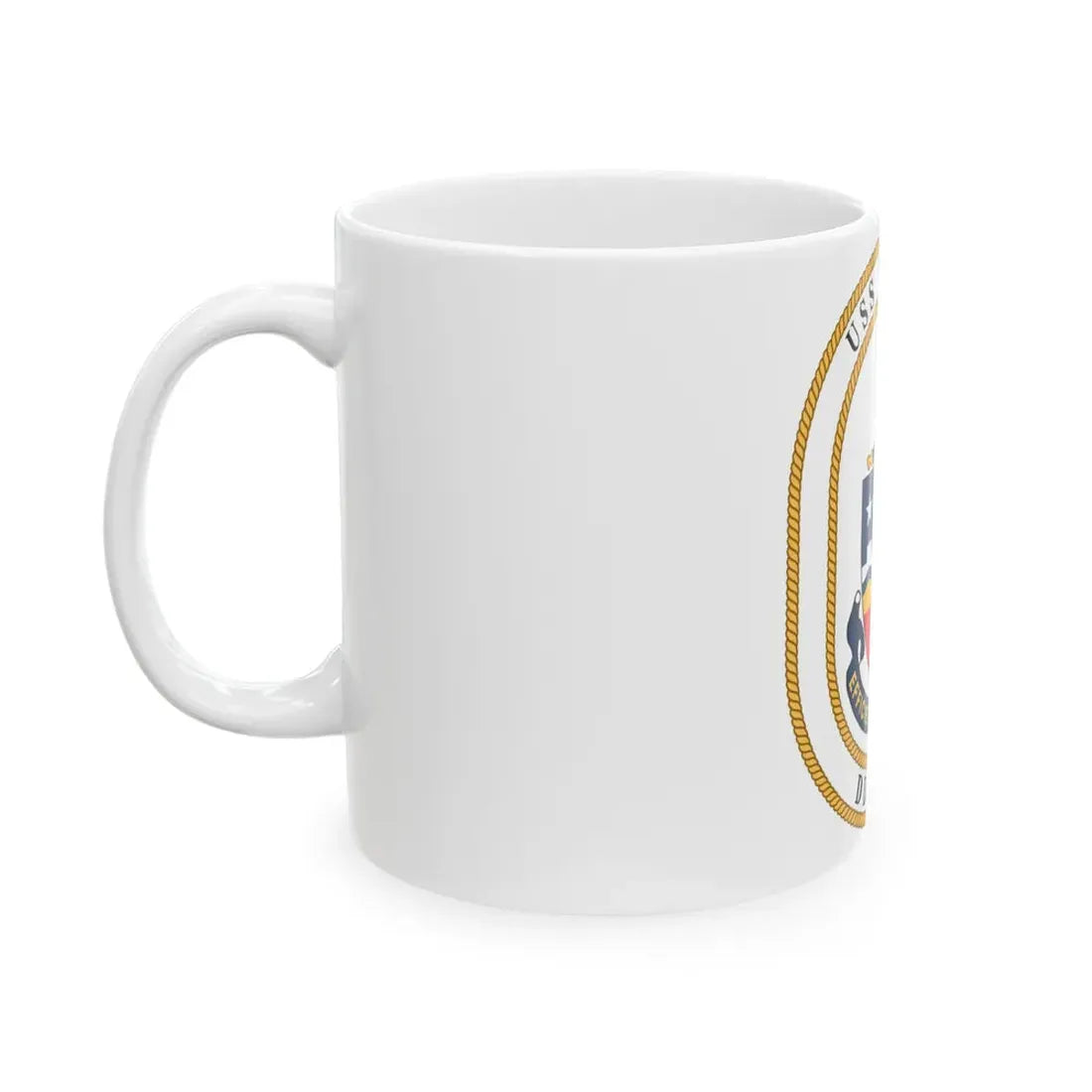 USS Briscoe DD 977 (U.S. Navy) White Coffee Mug - Go Mug Yourself