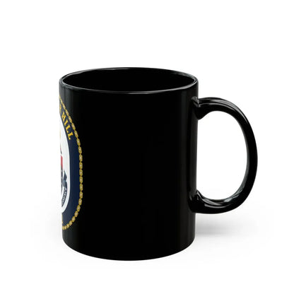 USS Bunker Hill CG 52 Crest (U.S. Navy) Black Coffee Mug - Go Mug Yourself