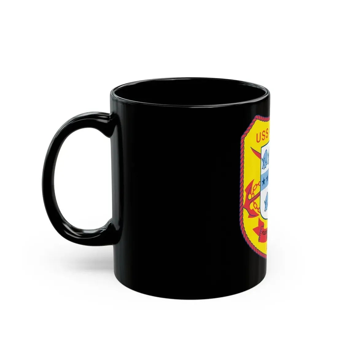 USS CAMDEN AOE 2 (U.S. Navy) Black Coffee Mug - Go Mug Yourself