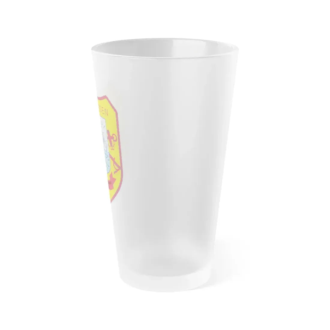 USS CAMDEN AOE 2 (U.S. Navy) Frosted Pint Glass 16oz - Go Mug Yourself