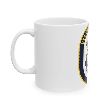 USS Cape St George CG 71 Crest (U.S. Navy) White Coffee Mug-Go Mug Yourself