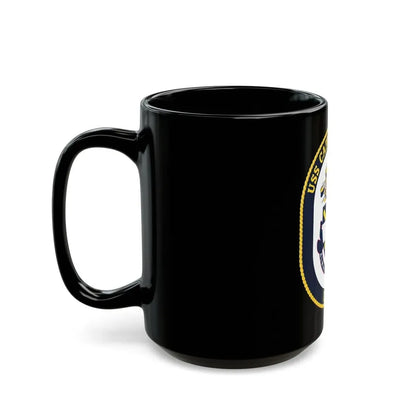 USS Cape St George CG 71 Crest (U.S. Navy) Black Coffee Mug - Go Mug Yourself