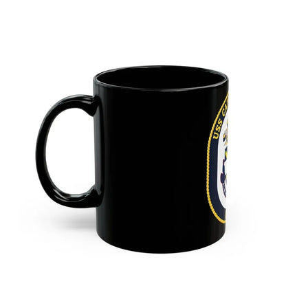 USS Cape St George CG 71 Crest (U.S. Navy) Black Coffee Mug - Go Mug Yourself