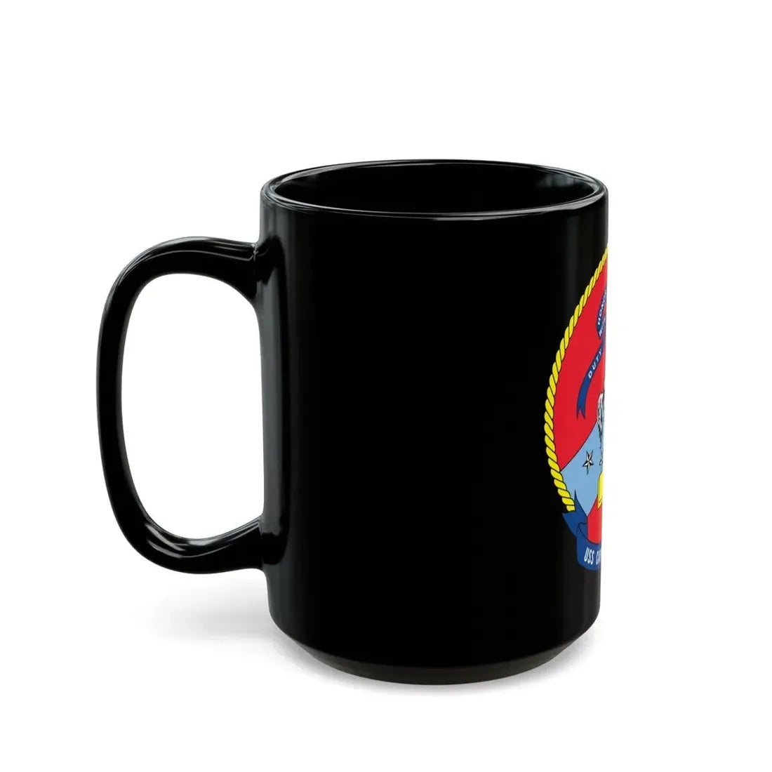 USS Capodanno FF 1093 (U.S. Navy) Black Coffee Mug - Go Mug Yourself