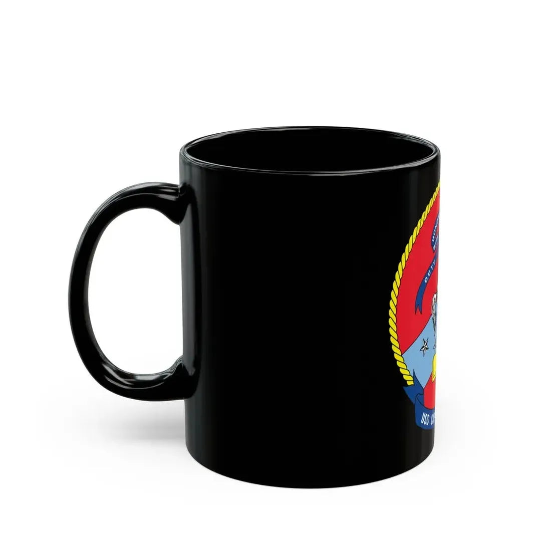 USS Capodanno FF 1093 (U.S. Navy) Black Coffee Mug - Go Mug Yourself