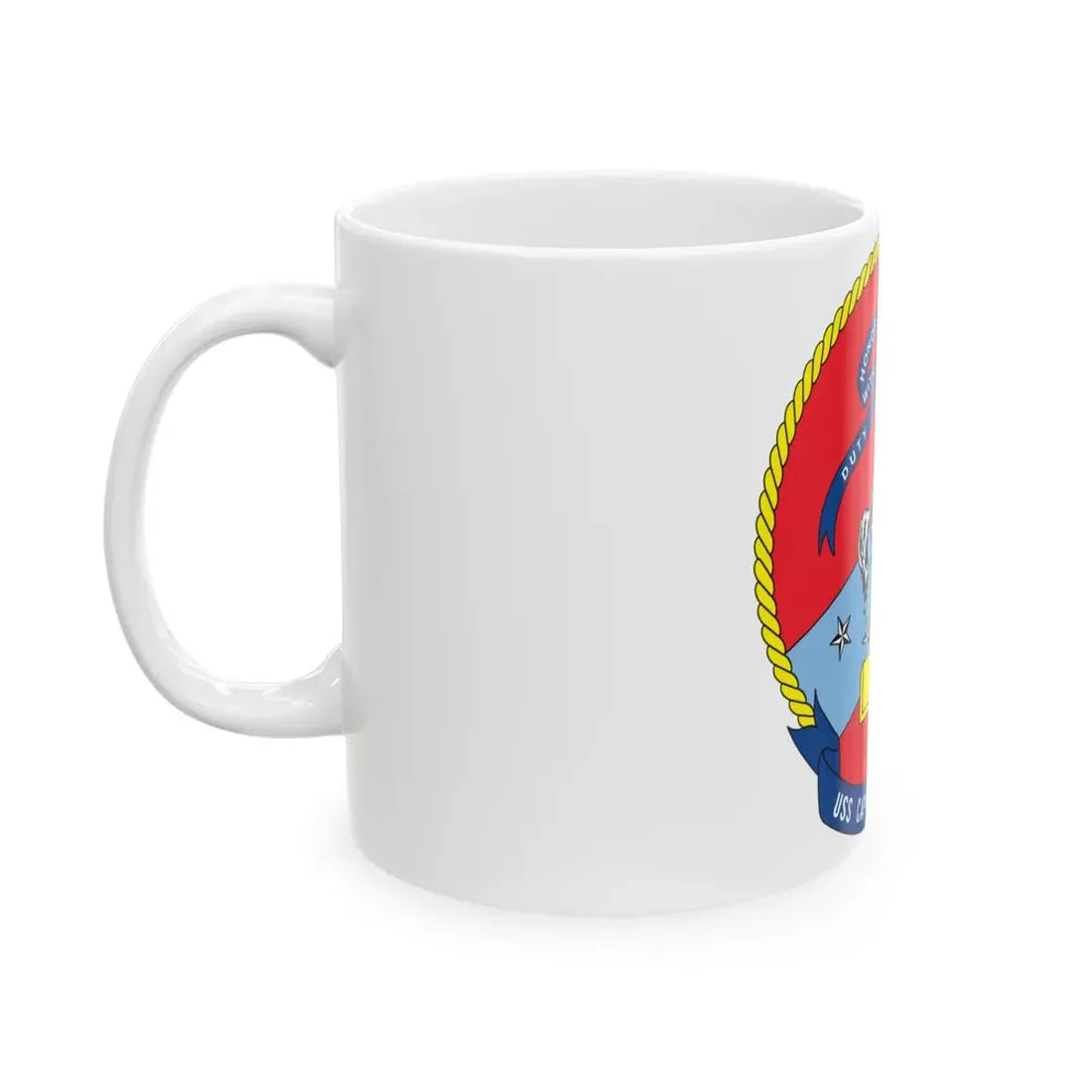 USS Capodanno FF 1093 (U.S. Navy) White Coffee Mug - Go Mug Yourself