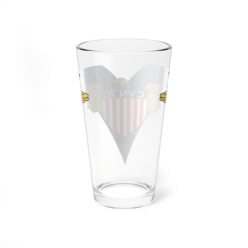 USS Carl Vinson CVN 70 CHUCKY V2 (U.S. Navy) Pint Glass 16oz-Go Mug Yourself