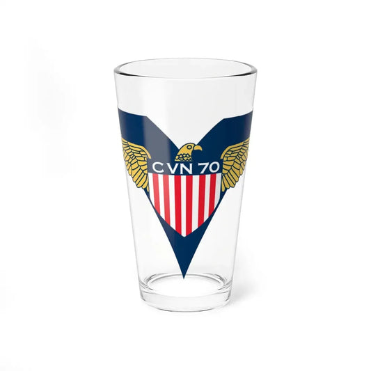 USS Carl Vinson CVN 70 CHUCKY V2 (U.S. Navy) Pint Glass 16oz 16oz - Go Mug Yourself