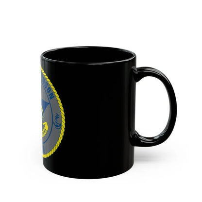 USS Carl Vinson CVN 70 (U.S. Navy) Black Coffee Mug-Go Mug Yourself