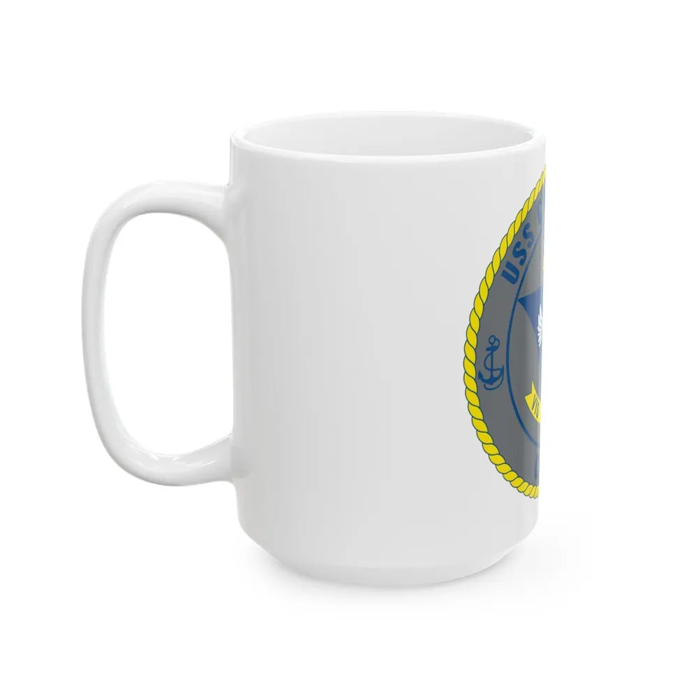 USS Carl Vinson CVN 70 (U.S. Navy) White Coffee Mug-Go Mug Yourself