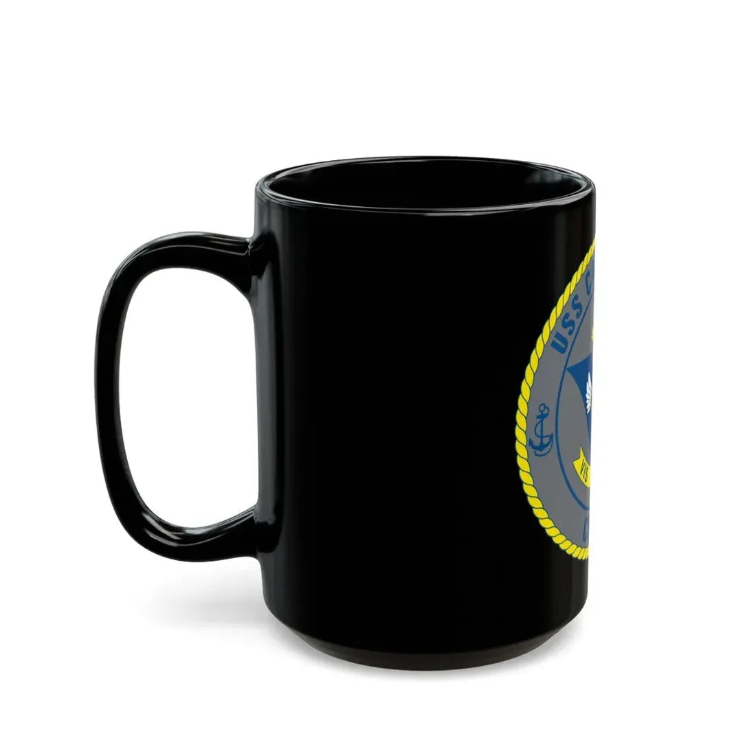 USS Carl Vinson CVN 70 (U.S. Navy) Black Coffee Mug - Go Mug Yourself