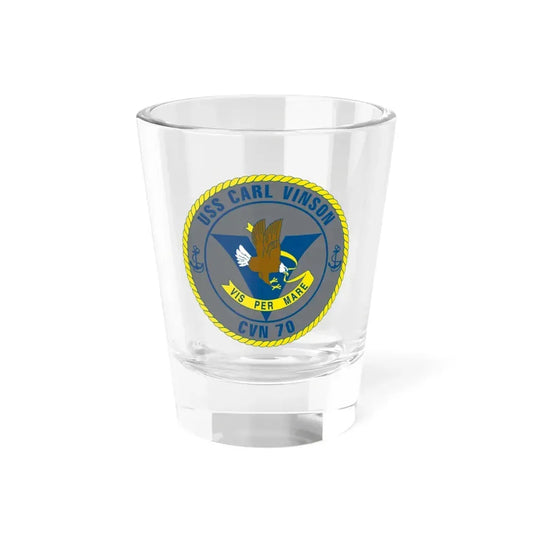 USS Carl Vinson CVN 70 (U.S. Navy) Shot Glass 1.5oz 1.5oz - Go Mug Yourself