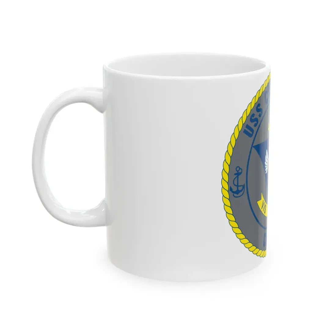 USS Carl Vinson CVN 70 (U.S. Navy) White Coffee Mug - Go Mug Yourself
