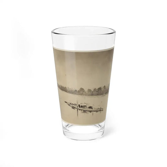 U.S.S. Casco, Light Draft Monitor, In The James River (U.S. Civil War) Pint Glass 16oz 16oz - Go Mug Yourself
