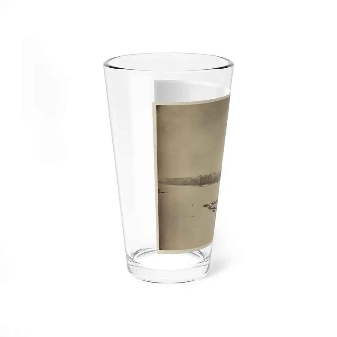 U.S.S. Casco, Light Draft Monitor, In The James River (U.S. Civil War) Pint Glass 16oz - Go Mug Yourself