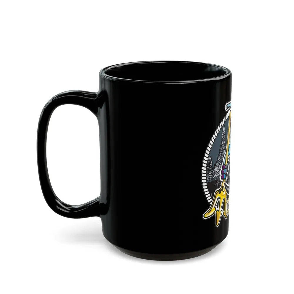 USS Charlotte SSN 766 (U.S. Navy) Black Coffee Mug-Go Mug Yourself