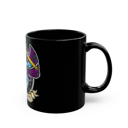 USS Charlotte SSN 766 (U.S. Navy) Black Coffee Mug-Go Mug Yourself