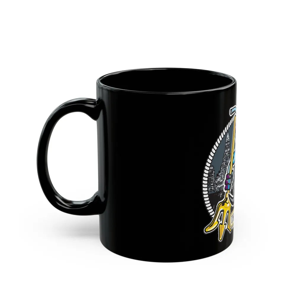 USS Charlotte SSN 766 (U.S. Navy) Black Coffee Mug-Go Mug Yourself