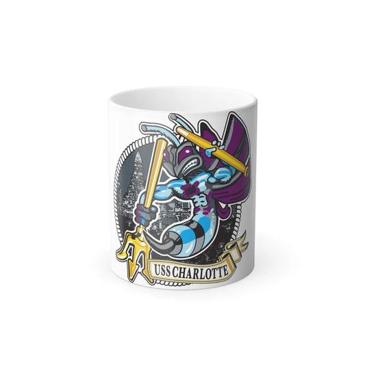 USS Charlotte SSN 766 (U.S. Navy) Color Changing Mug 11oz-11oz-Go Mug Yourself