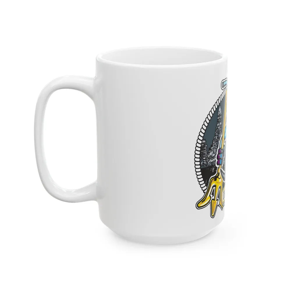 USS Charlotte SSN 766 (U.S. Navy) White Coffee Mug-Go Mug Yourself