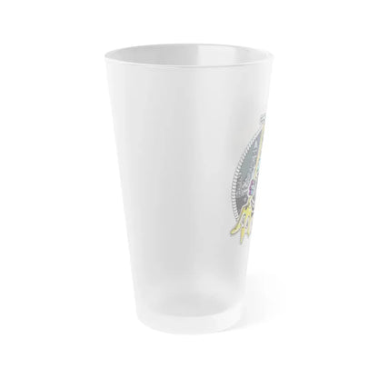 USS Charlotte SSN 766 (U.S. Navy) Frosted Pint Glass 16oz - Go Mug Yourself