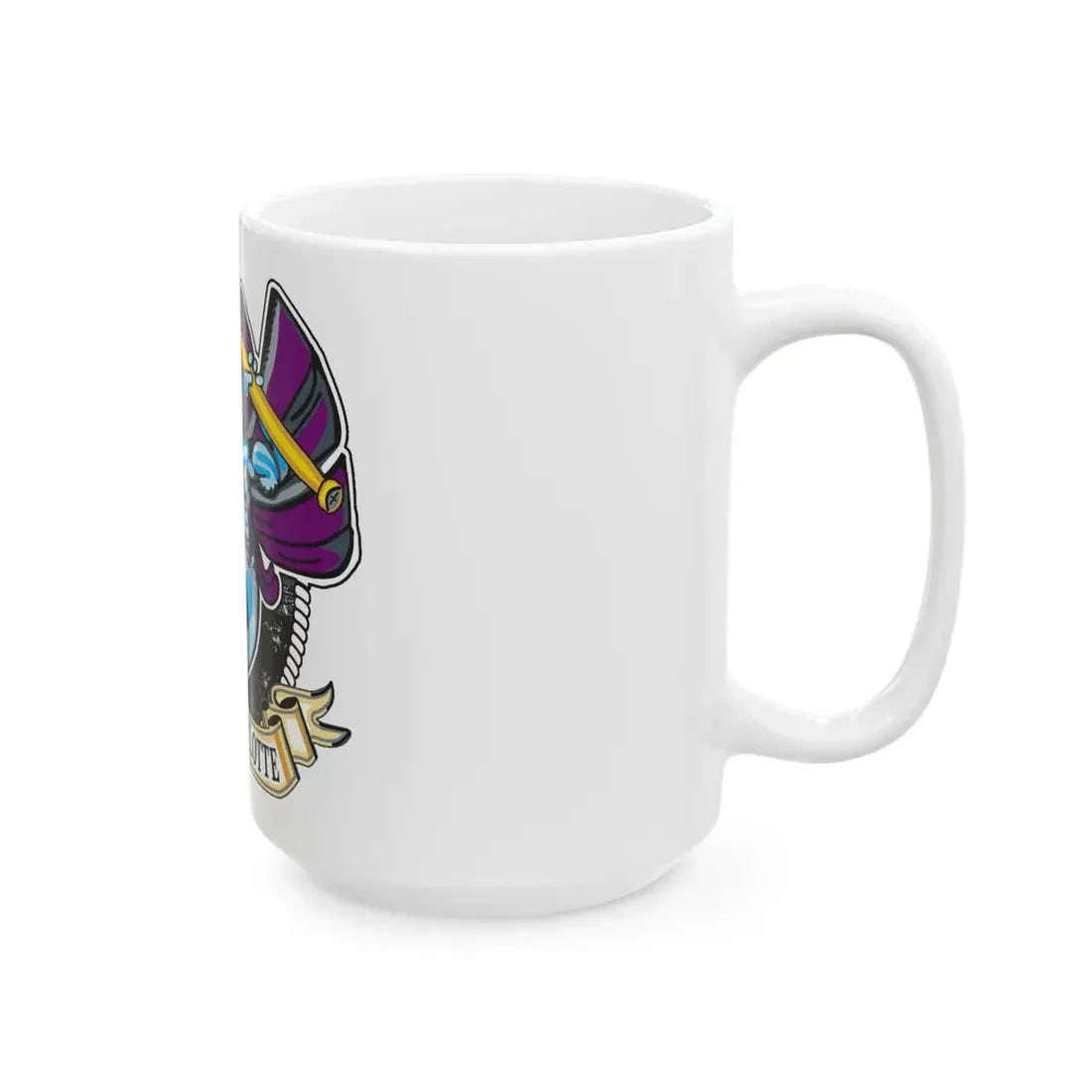 USS Charlotte SSN 766 (U.S. Navy) White Coffee Mug - Go Mug Yourself