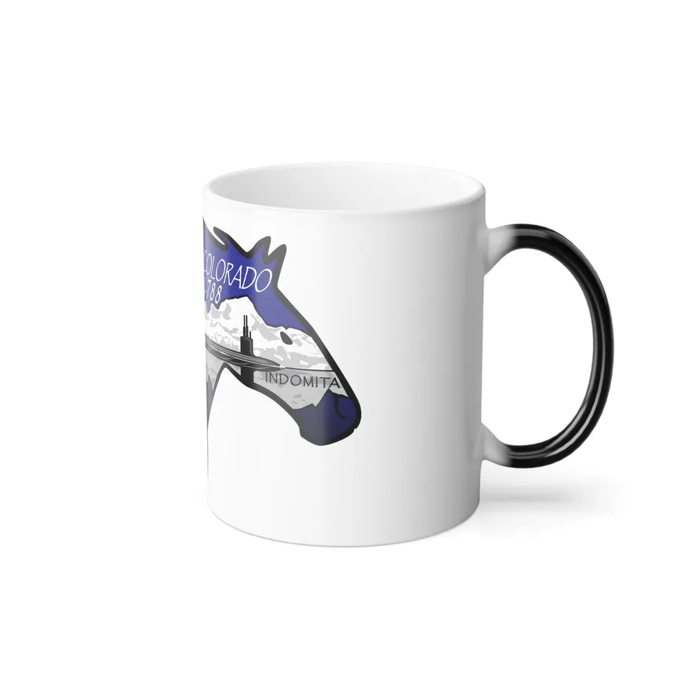 USS Colorado v2 (U.S. Navy) Color Changing Mug 11oz-Go Mug Yourself