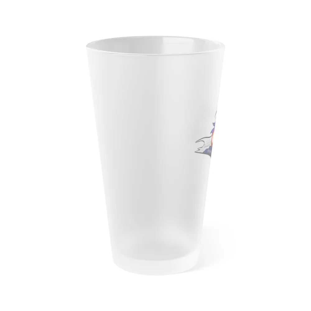 USS Colorado v2 (U.S. Navy) Frosted Pint Glass 16oz-Go Mug Yourself