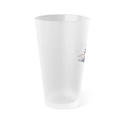 USS Colorado v2 (U.S. Navy) Frosted Pint Glass 16oz-Go Mug Yourself