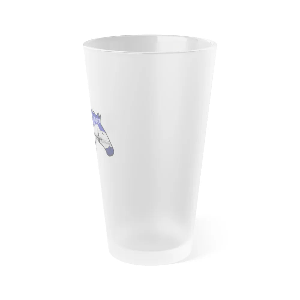 USS Colorado v2 (U.S. Navy) Frosted Pint Glass 16oz-Go Mug Yourself
