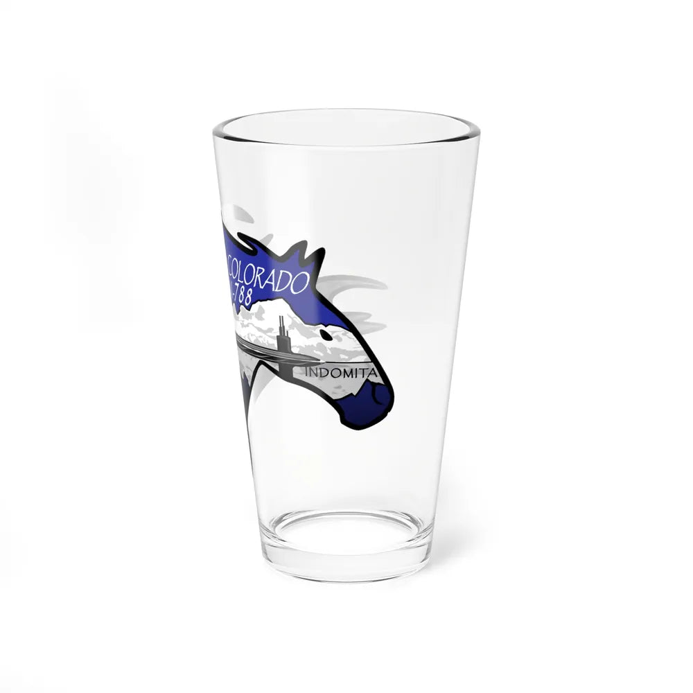 USS Colorado v2 (U.S. Navy) Pint Glass 16oz-Go Mug Yourself